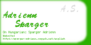 adrienn sparger business card